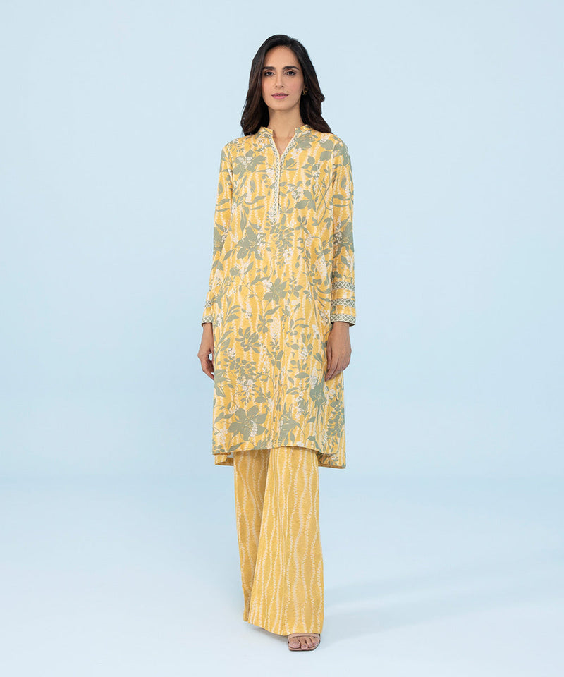 2 Piece - Printed Khaddar Suit