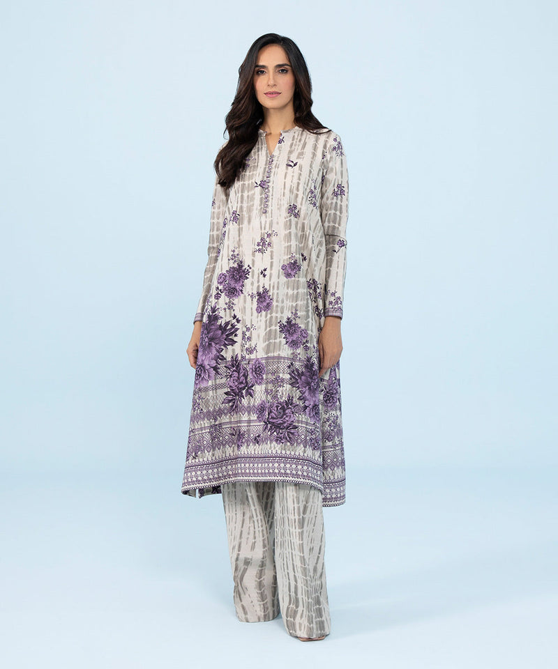 2 Piece - Printed Khaddar Suit