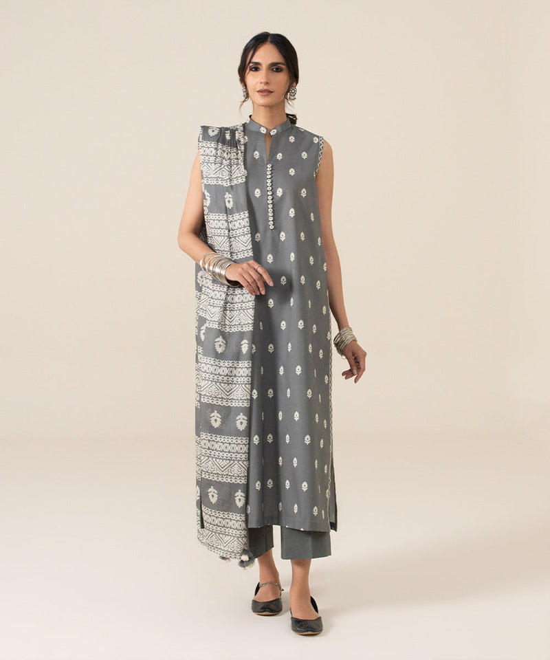 3 Piece - Printed Lawn Suit