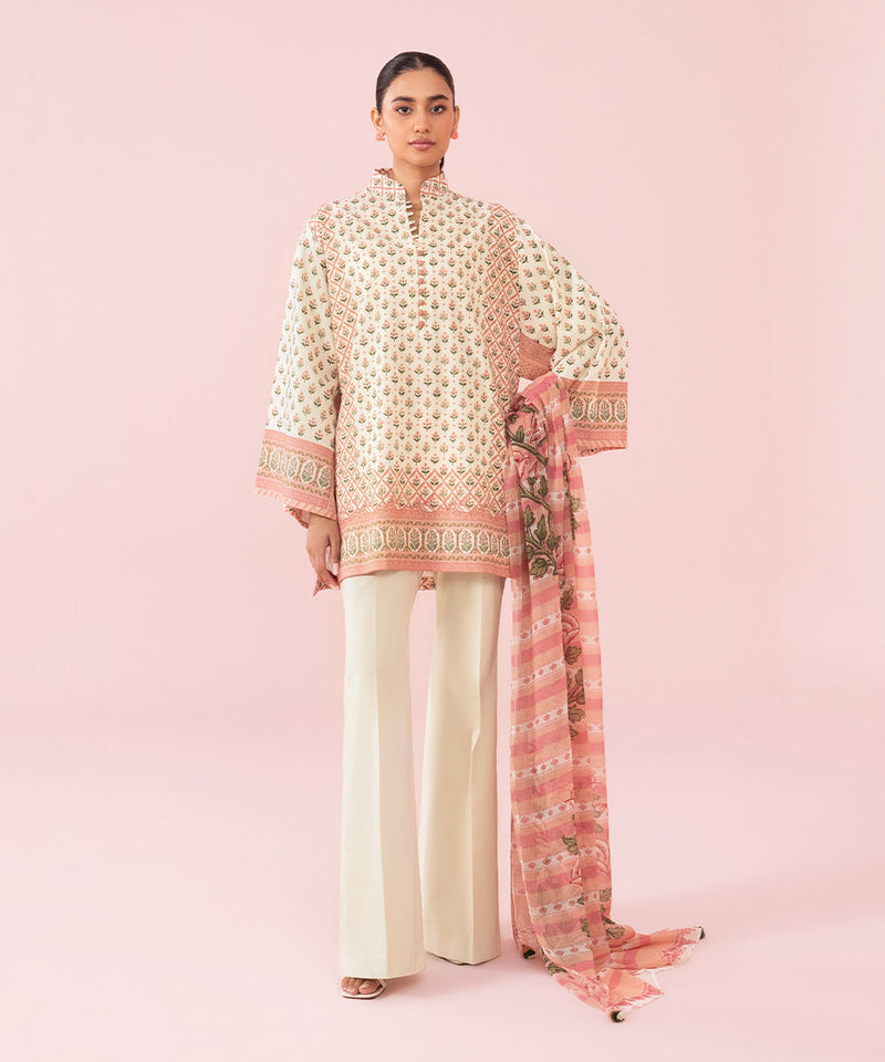 2 Piece - Printed Cambric Suit