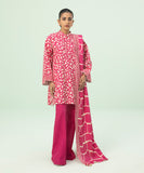 3 Piece - Printed Khaddar Suit