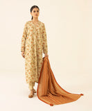 3 Piece - Printed Khaddar Suit