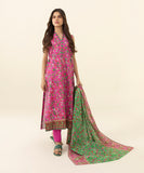 3 Piece - Printed Khaddar Suit