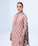 3 Piece - Printed Khaddar Suit