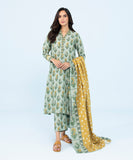 3 Piece - Printed Khaddar Suit