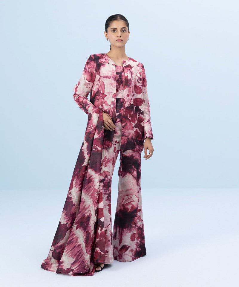 3 Piece - Printed Khaddar Suit