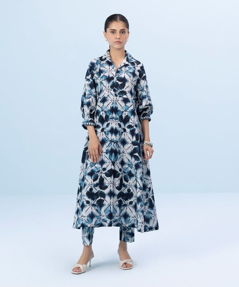 2 Piece - Printed Khaddar Suit