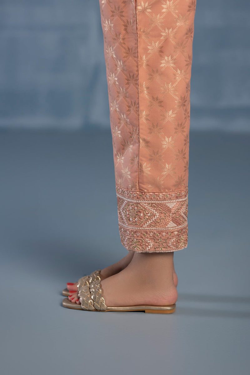 Embroidered Jacquard Pants