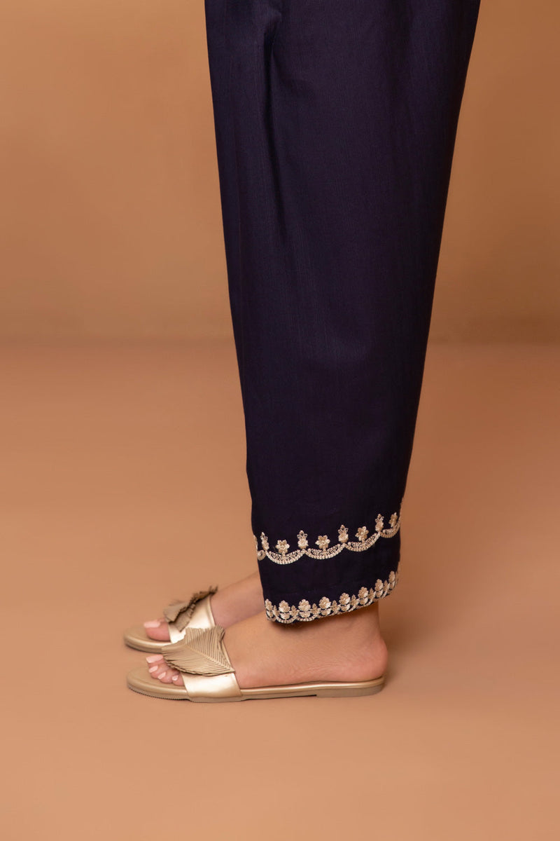 Embroidered Khaddar Shalwar