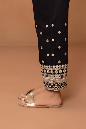 Embroidered Cambric Pants