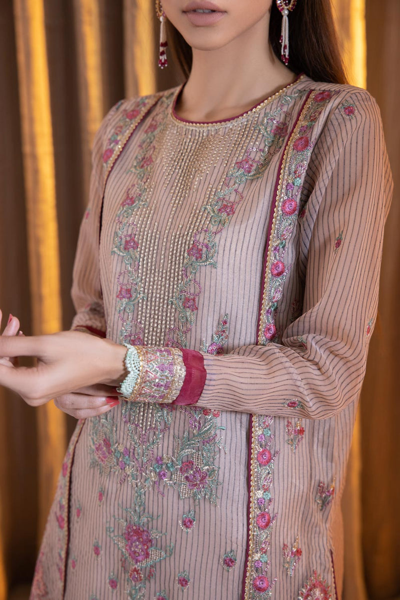 Embroidered Silk Organza Shirt