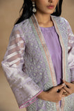 Embroidered Jacquard Front Open Shirt