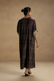 Embroidered Velvet Kaftan