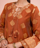 2 Piece - Embroidered Jacquard Suit