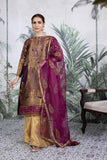 2 Piece - Embroidered Jacquard Suit