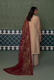 2 Piece - Embroidered Zari Net Suit