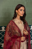 2 Piece - Embroidered Zari Net Suit