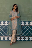 2 Piece - Embroidered Zari Net Suit
