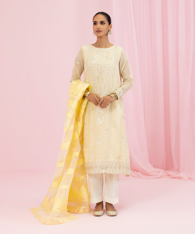 2 Piece - Embroidered Karandi Suit