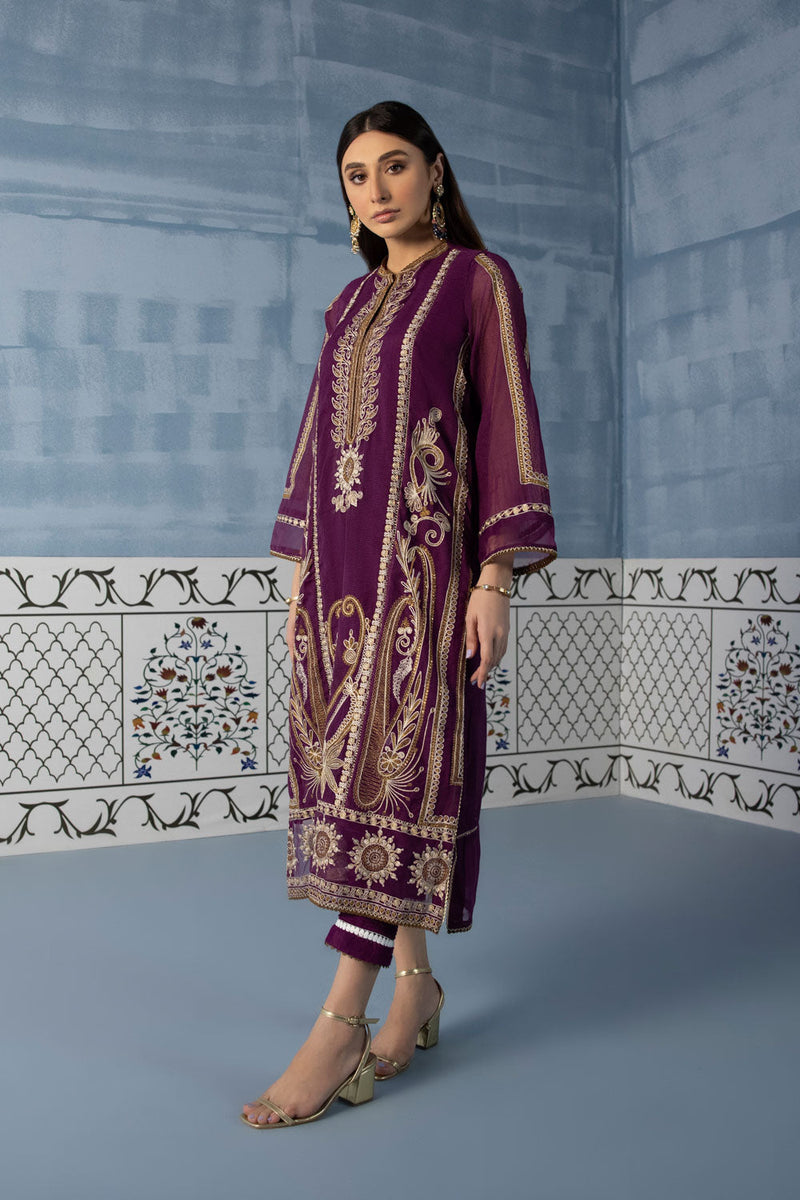 2 Piece - Embroidered Karandi Suit
