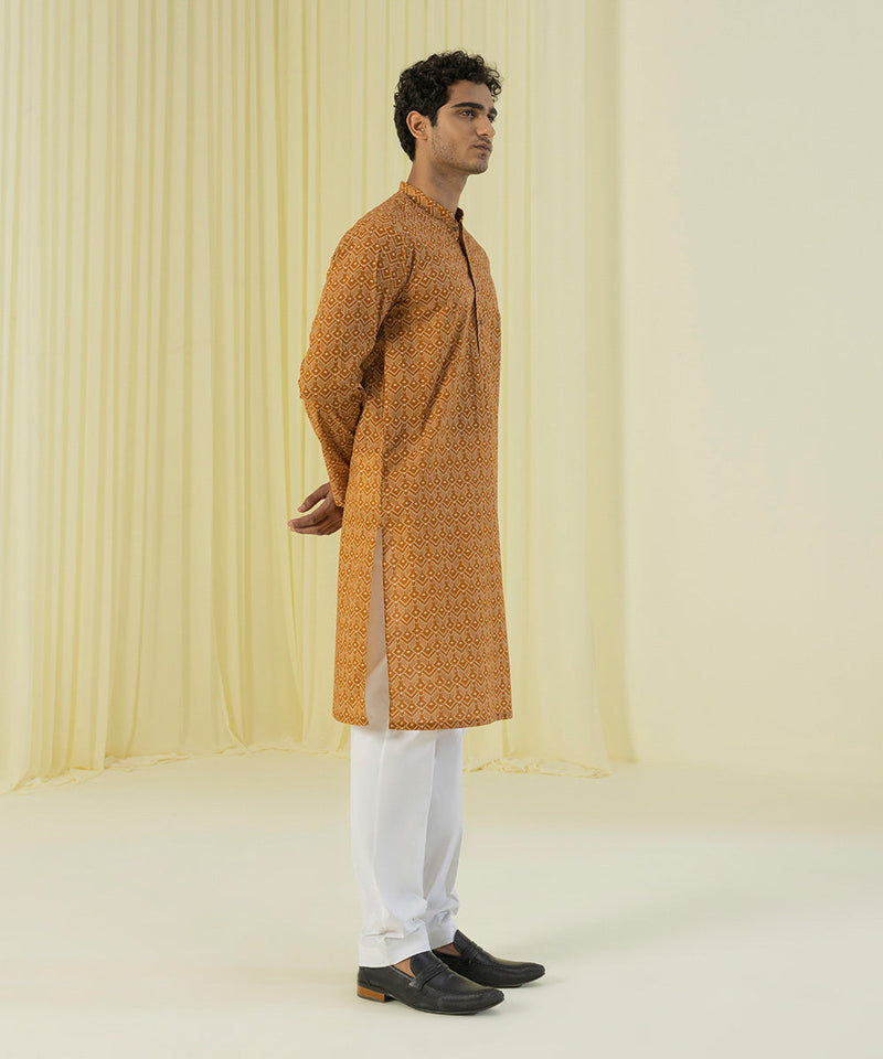 Digital Printed Cotton Kurta