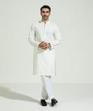Embroidered Cotton Schiffli Kurta