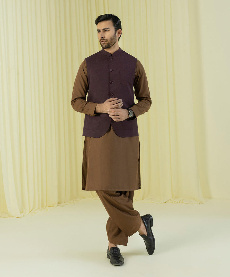 Cotton Mélange Waistcoat