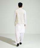 Embroidered Cotton Schiffli Waistcoat