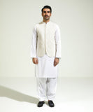 Embroidered Cotton Schiffli Waistcoat