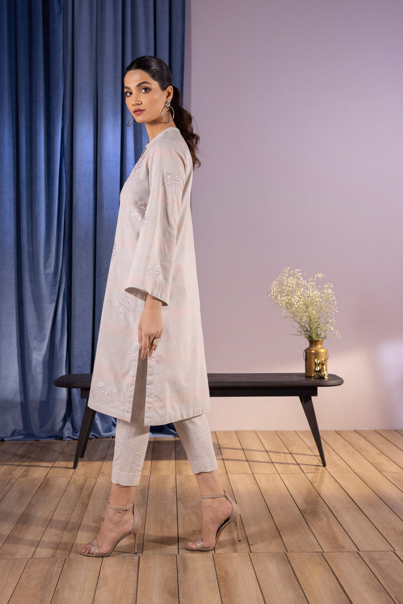 Embroidered Yarn Dyed Shirt