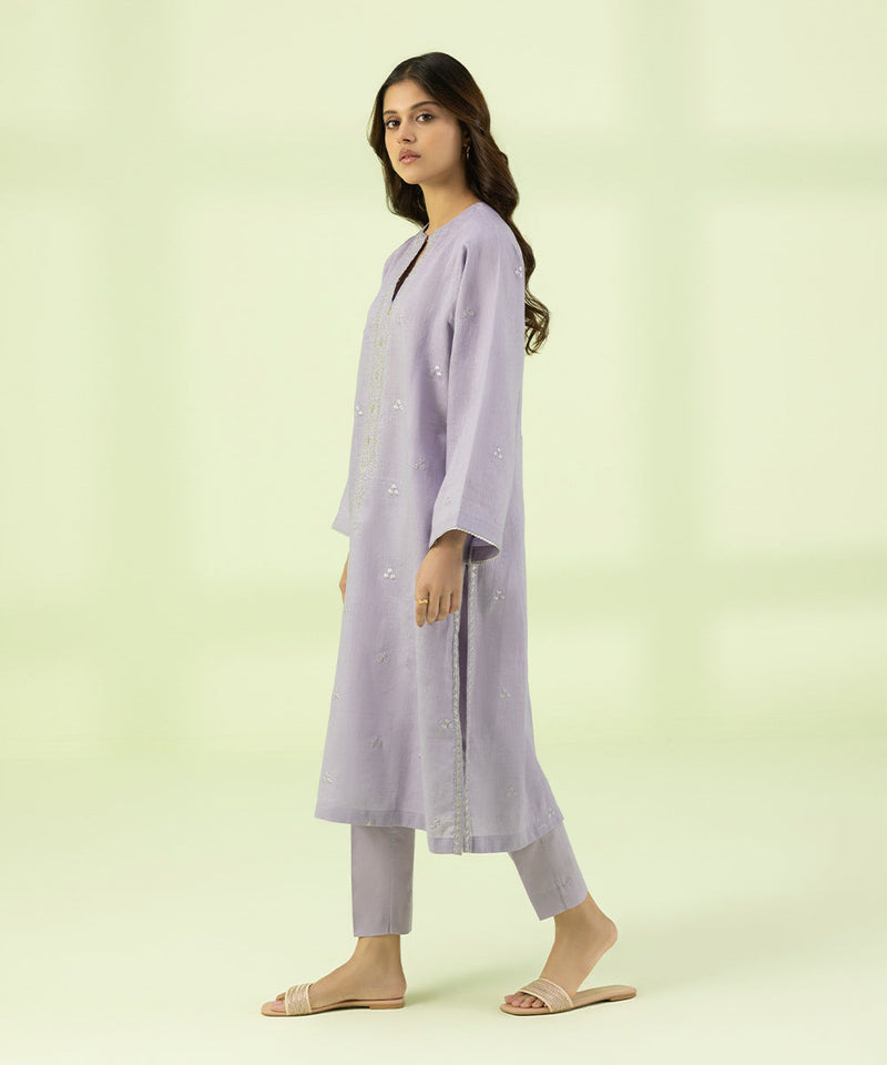 Embroidered Pure Linen Shirt