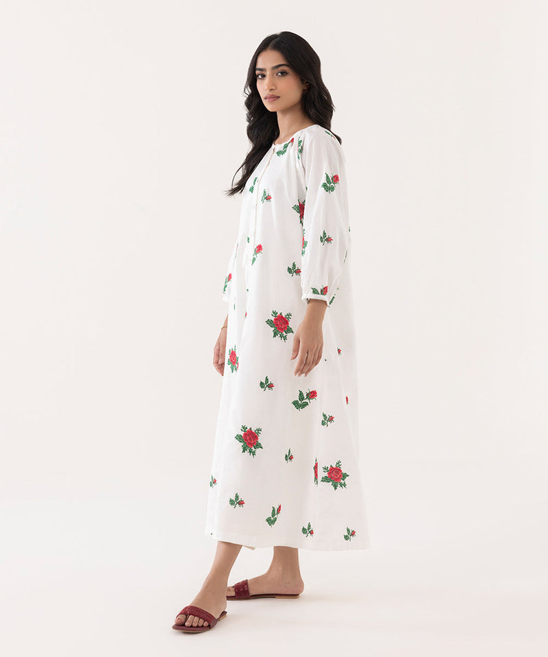 Embroidered Cambric Shirt