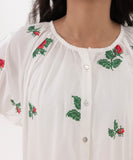 Embroidered Cambric Shirt