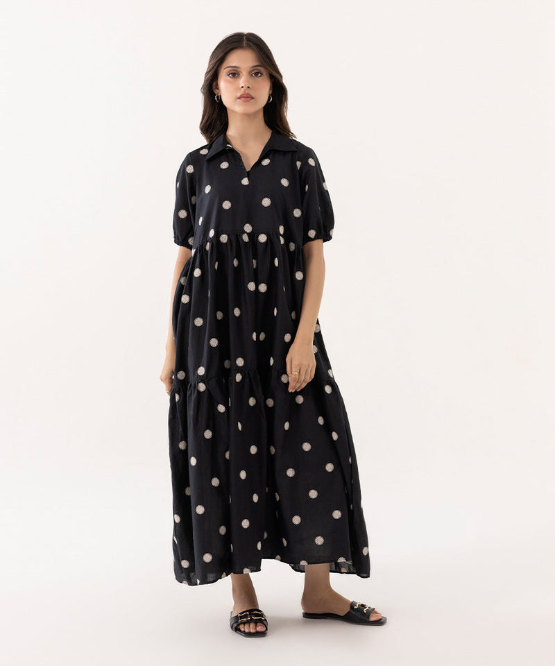 Embroidered Cambric Dress