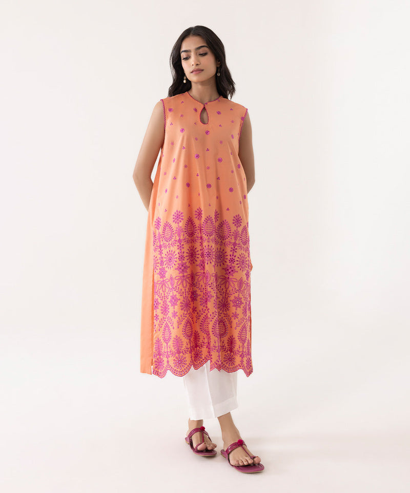 Embroidered Cambric Shirt