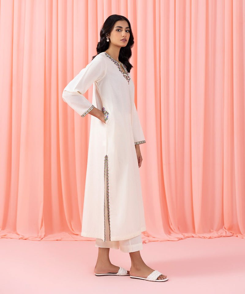 Embroidered Cotton Shirt