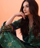 2 Piece - Embroidered Cambric Suit