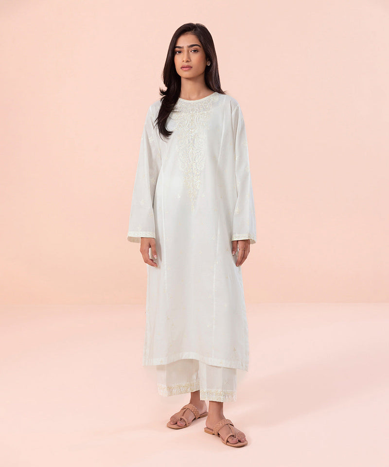 Embroidered Dobby Shirt