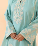 3 Piece - Embroidered Dobby Suit