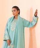 3 Piece - Embroidered Dobby Suit