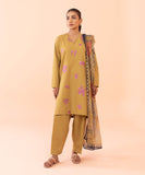 3 Piece - Embroidered Dobby Suit