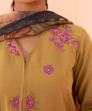 3 Piece - Embroidered Dobby Suit