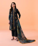 3 Piece - Embroidered Dobby Suit