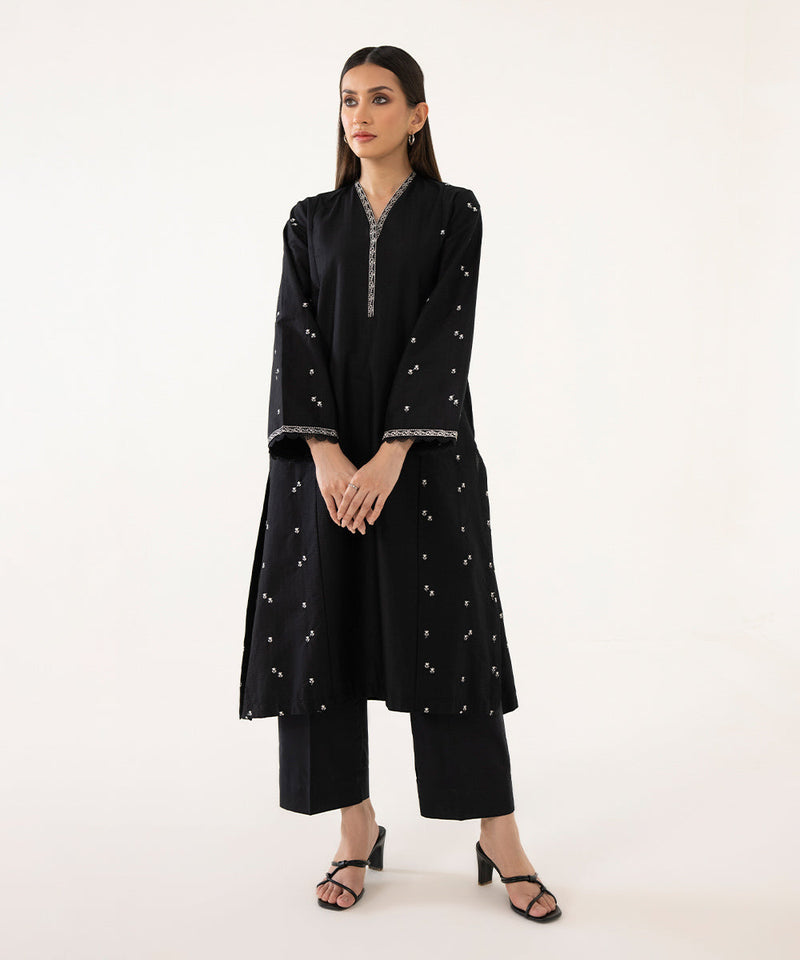 Embroidered Dobby Shirt