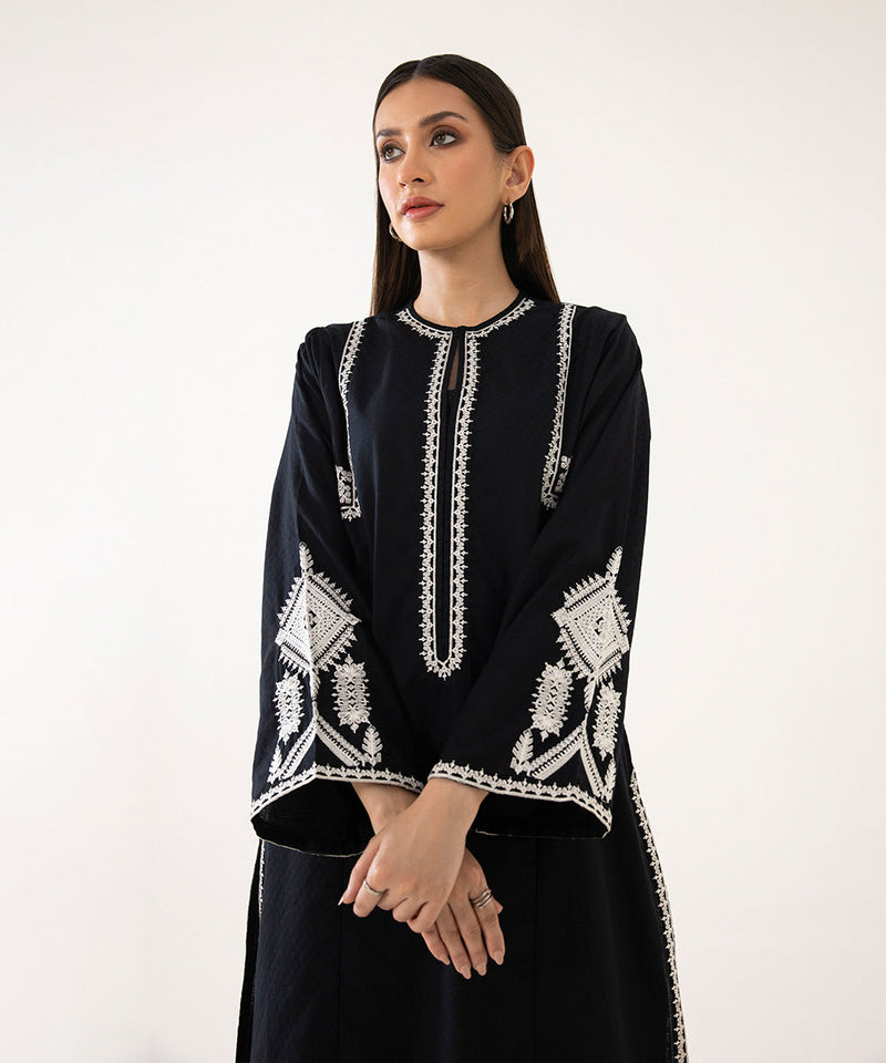 Embroidered Dobby Shirt