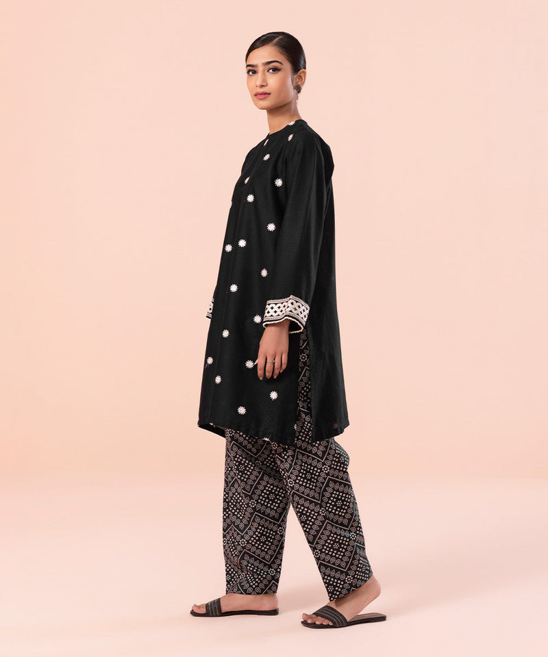 Embroidered Dobby Shirt