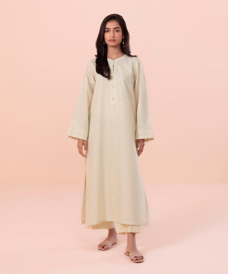 Embroidered Dobby Shirt