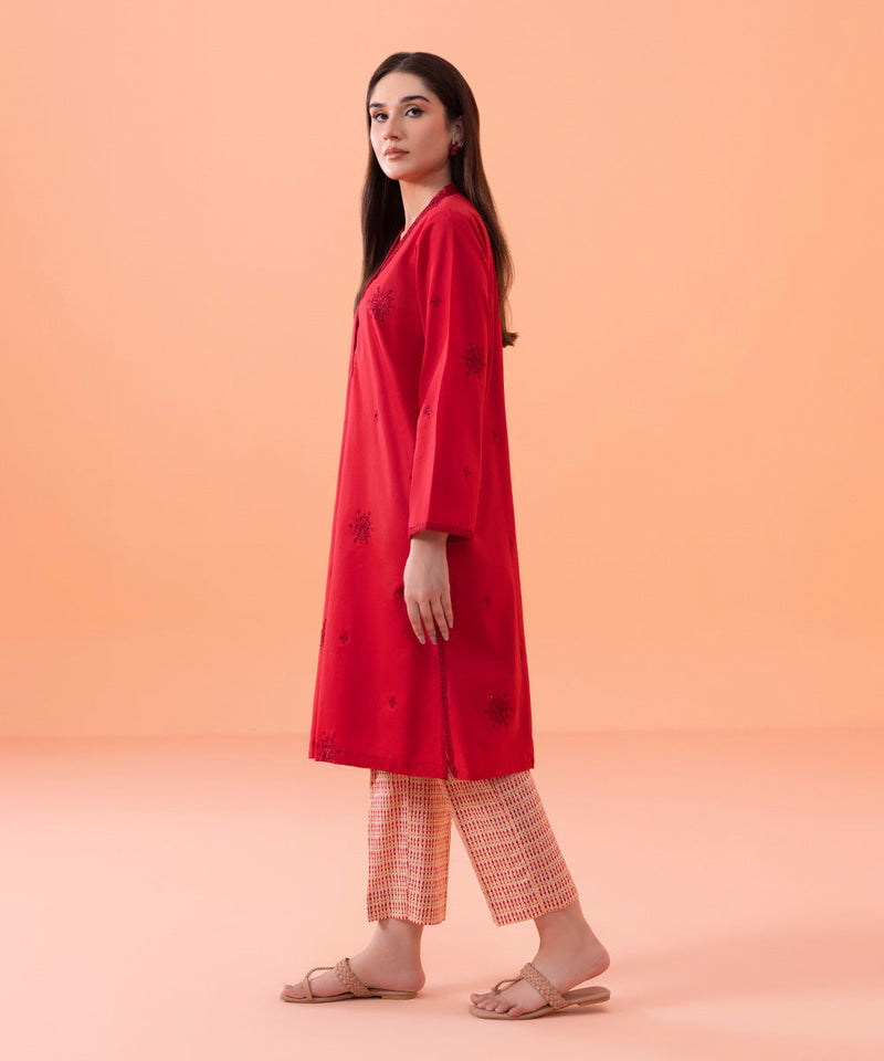 Embroidered Dobby Shirt