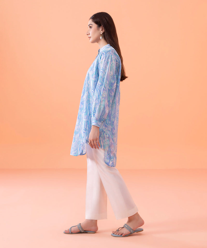 Embroidered Cambric Shirt