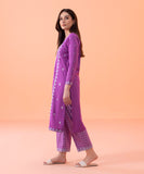 2 Piece - Embroidered Cambric Suit